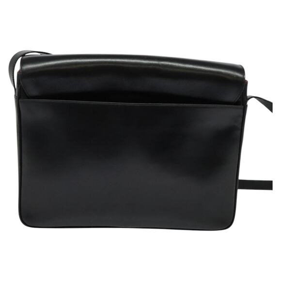 CELINE Shoulder Bag Leather Black Gold - Picture 3 of 13